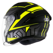 KYT NF-J - Motion matt yellow  "XS" a "M"